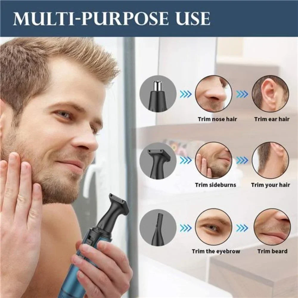 Ear and Nose Hair Trimmer Professional USB Rechargeable Nose Trimmer Kit
